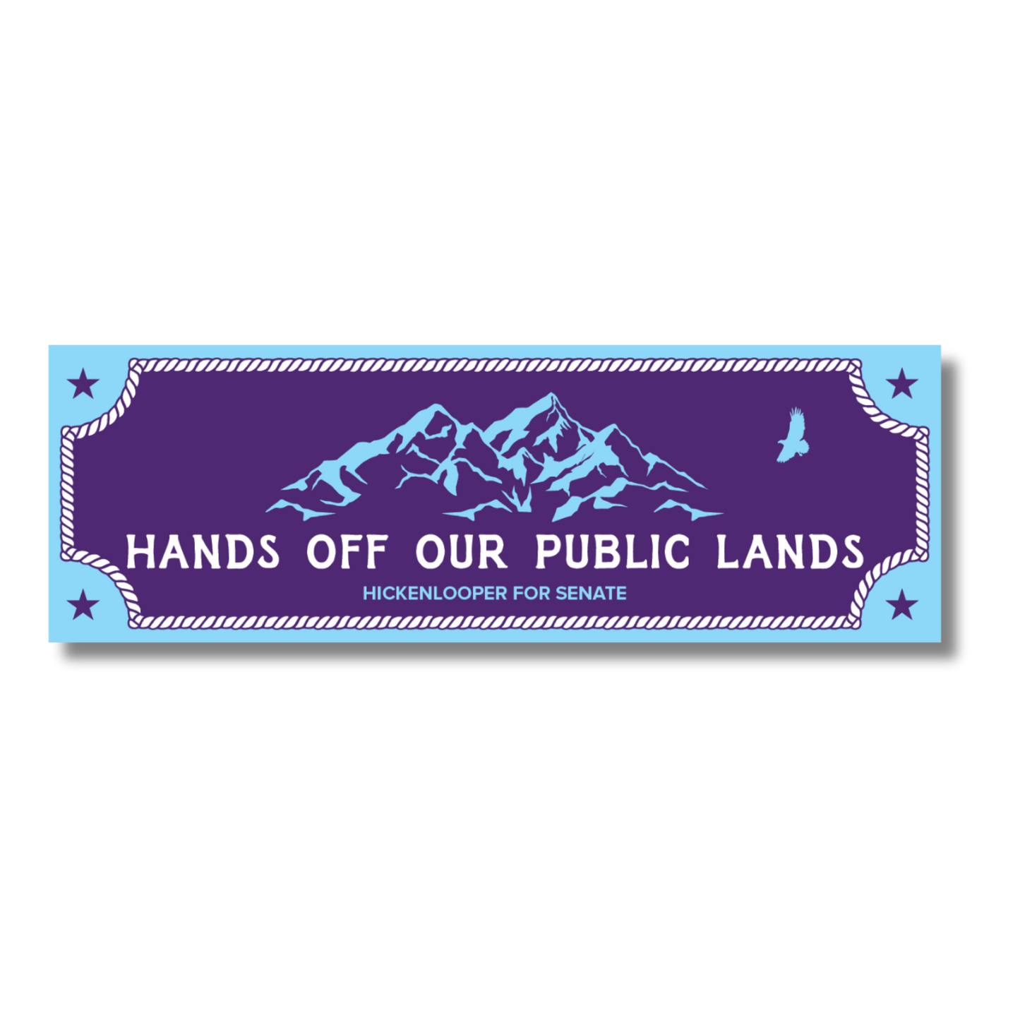 Hands Off Our Public Lands Bumper Magnet