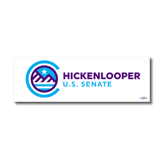 Hickenlooper Logo Bumper Sticker