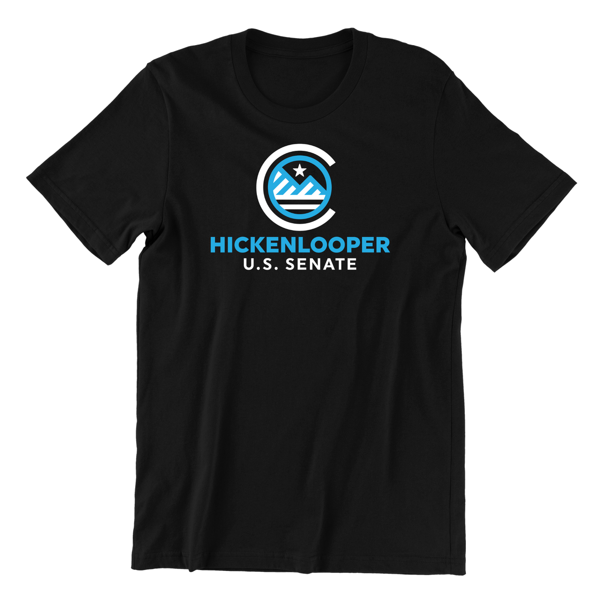Hickenlooper Logo Crewneck T-Shirt