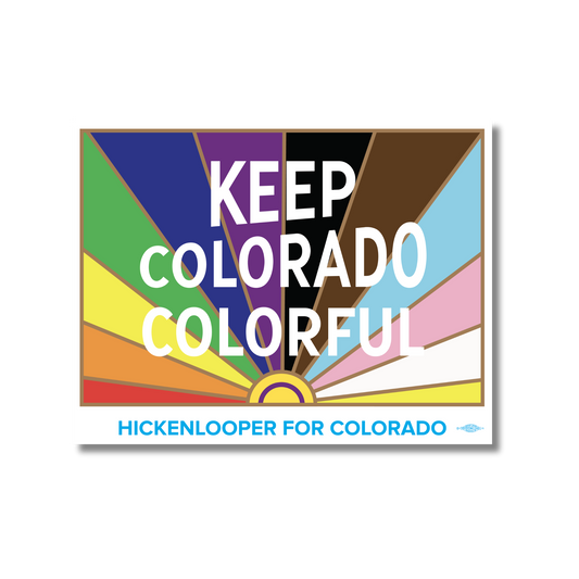Keep Colorado Colorful Sticker