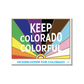 Keep Colorado Colorful Sticker