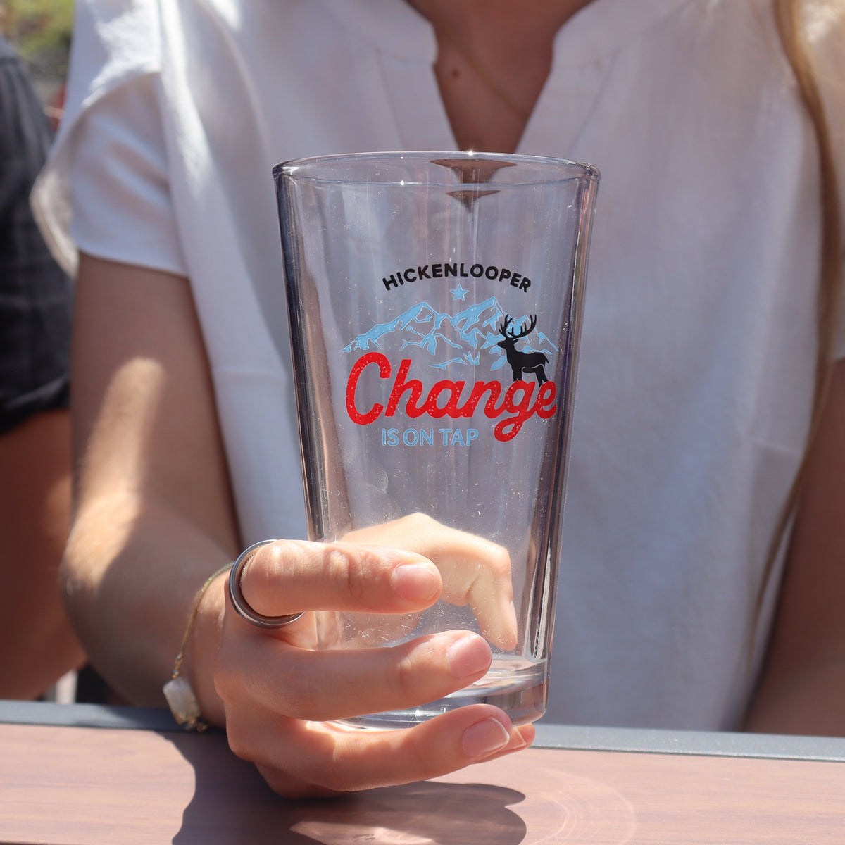 Change is On Tap Pint Glass