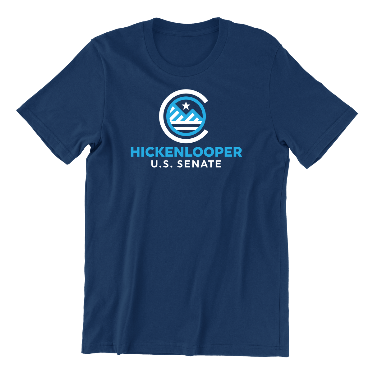 Hickenlooper Logo Crewneck T-Shirt