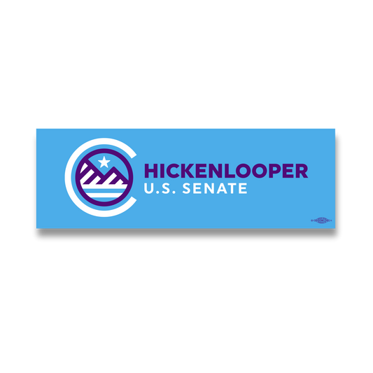 Hickenlooper Logo Bumper Sticker