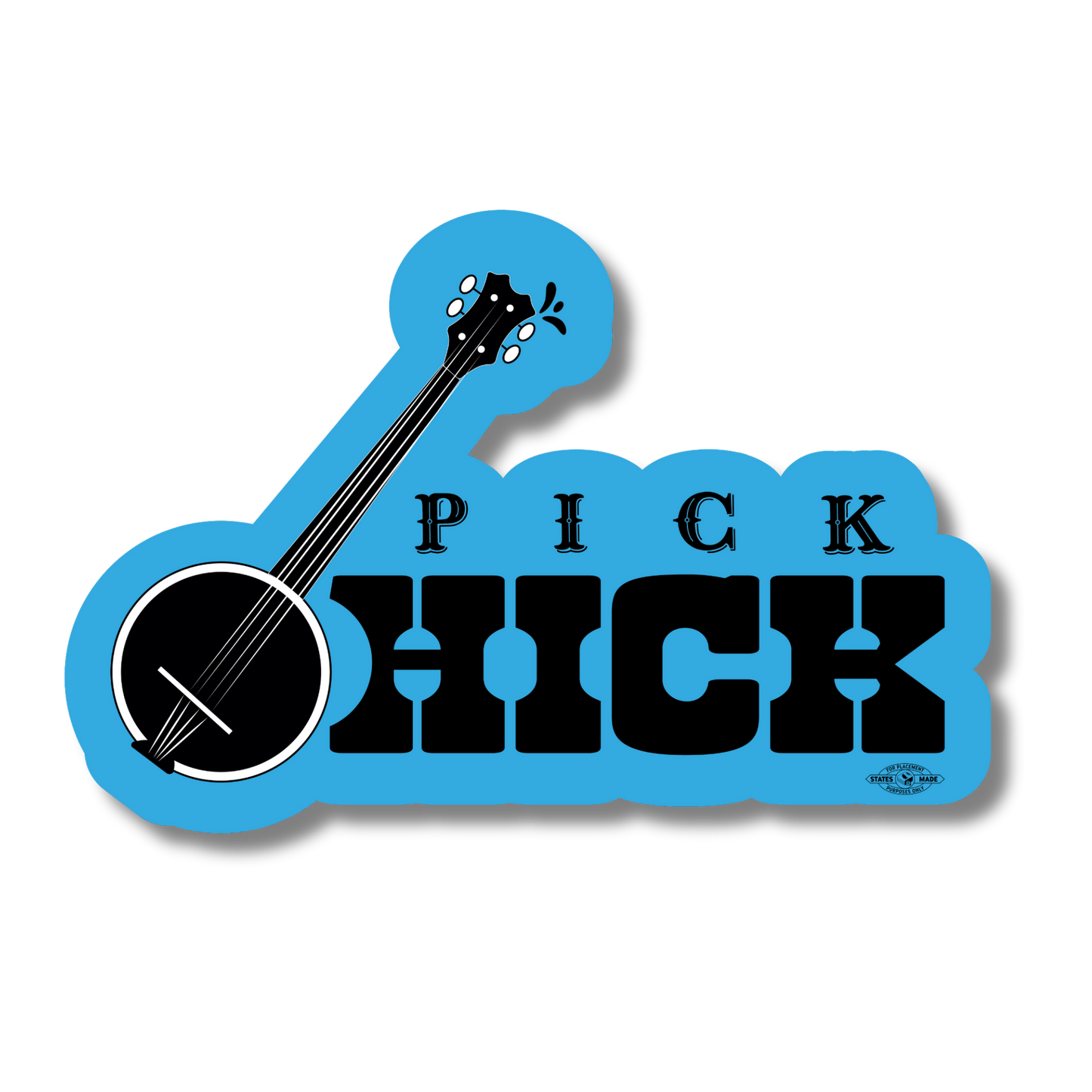 Pick Hick Sticker