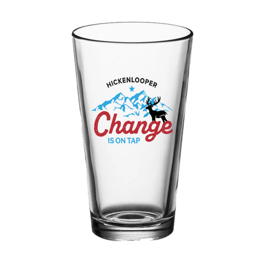 Change is On Tap Pint Glass